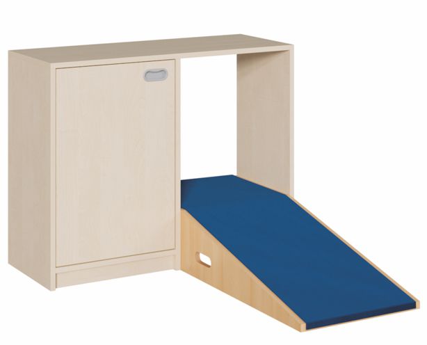 K Durchkrabbelschrank 1, mit Tür re./li., 2 Höhen